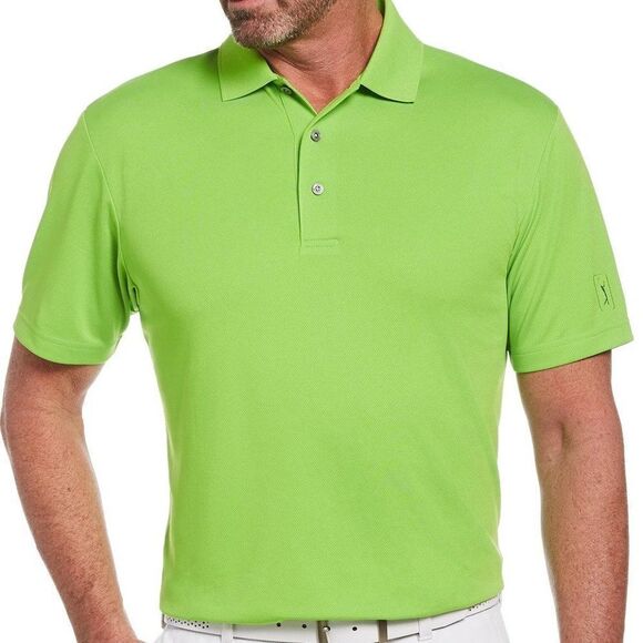 PGA TOUR Men's Airflux Golf Polo - Picture 1 of 6
